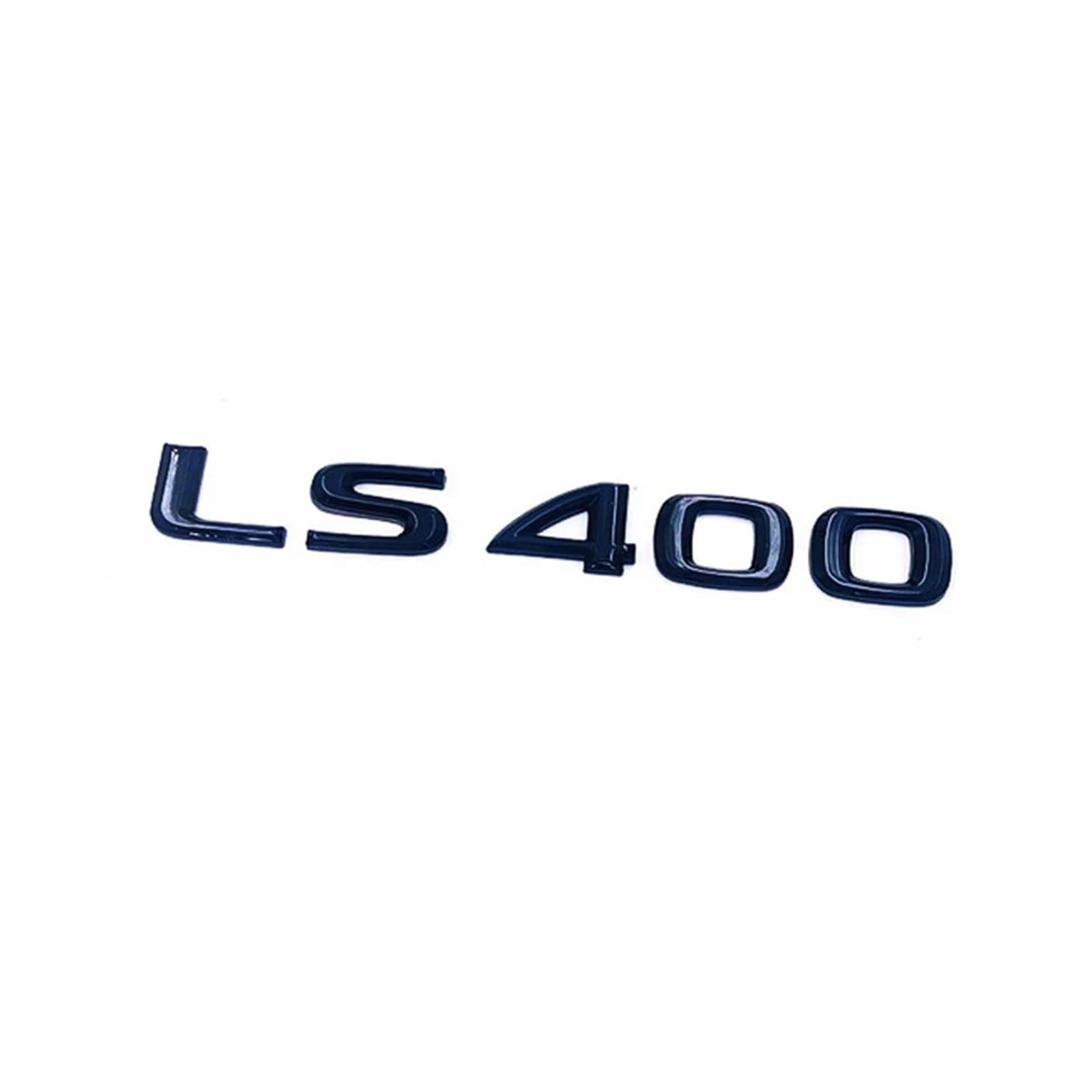 AQXYWQOL Kofferraum ABS Chrom Buchstaben Logos Abzeichen Emblem Aufkleber Styling Aufkleber kompatibel mit LS LS350 LS400 LS460 LS460L Zubehör Farbe ist konstant, verblasst nicht und beschädigt(C) von AQXYWQOL