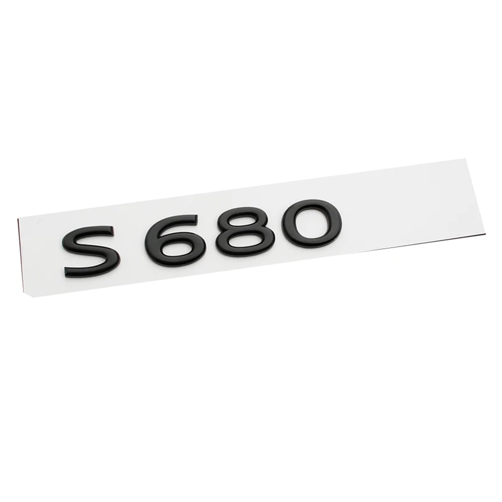 AQXYWQOL Kofferraumbuchstaben Logo Chrom Abzeichen Emblem Metall Aufkleber Aufkleber Kompatibel mit S480 S580 S600 S680 GLS480 GLS580 GLS600 GLS680 Farbe ist konstant, verblasst nicht und beschädigt(L von AQXYWQOL