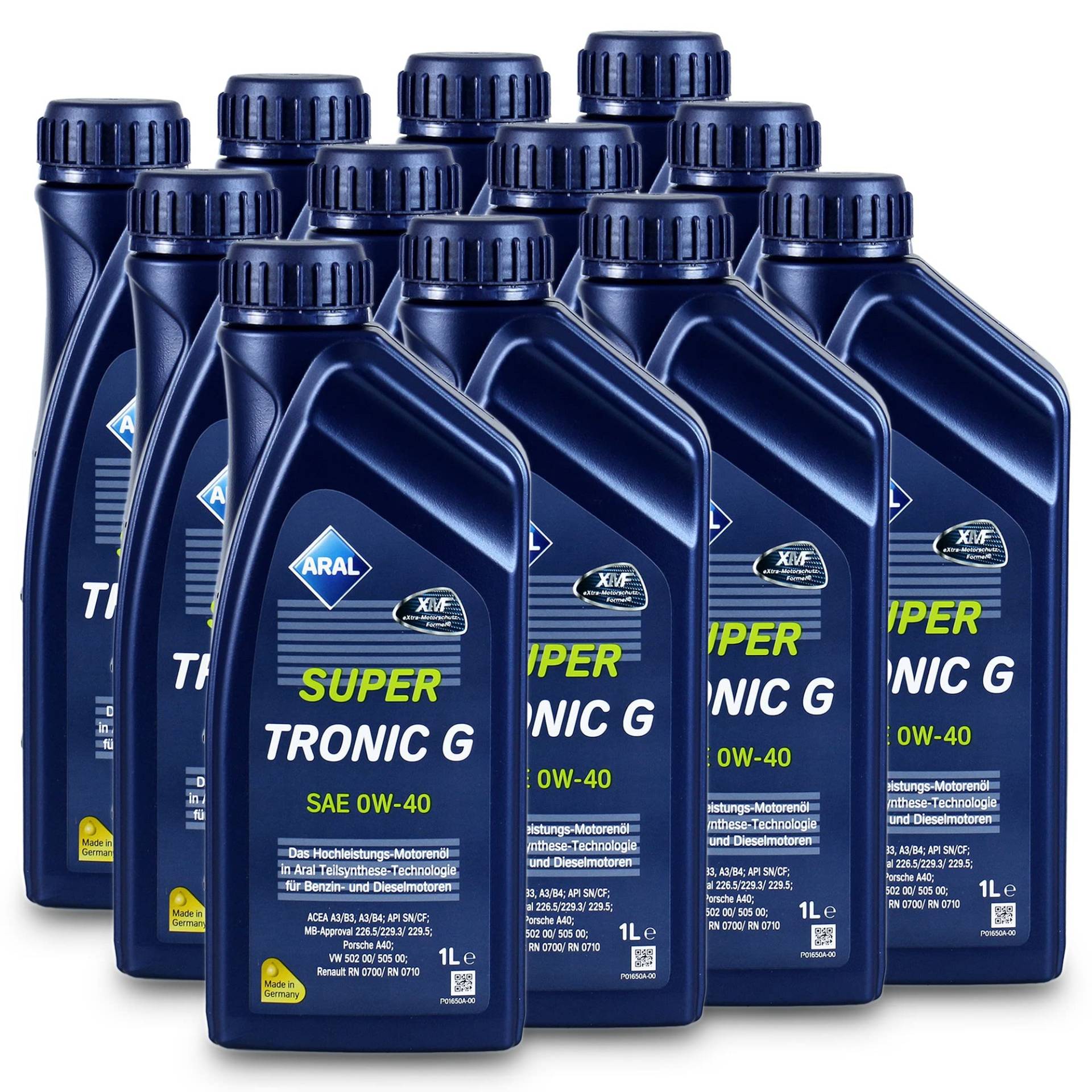 12x 1 L Liter Aral SuperTronic G 0W-40 Motor-Öl von ARAL