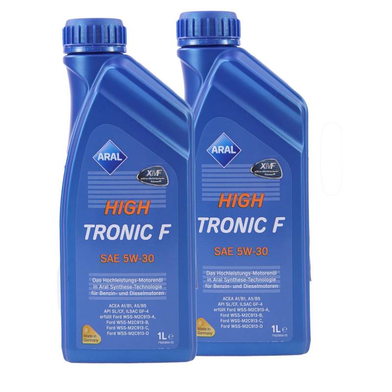 2x 1 L Liter ARAL HighTronic F 5W-30 Motoröl von ARAL