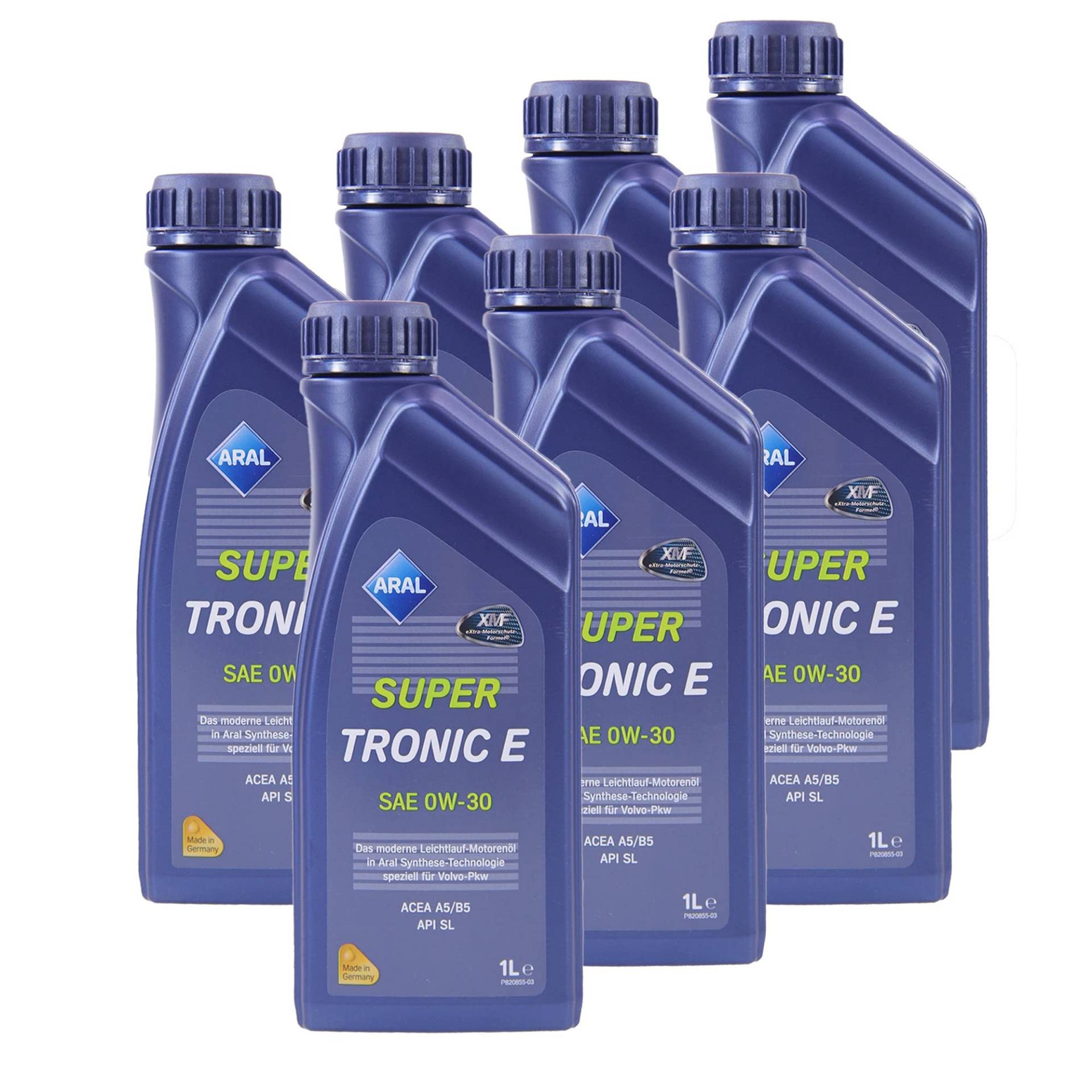 7x 1 L LITER ARAL SUPERTRONIC SUPER TRONIC E 0W-30 MOTOR-ÖL MOTOREN-ÖL 31744130 von ARAL