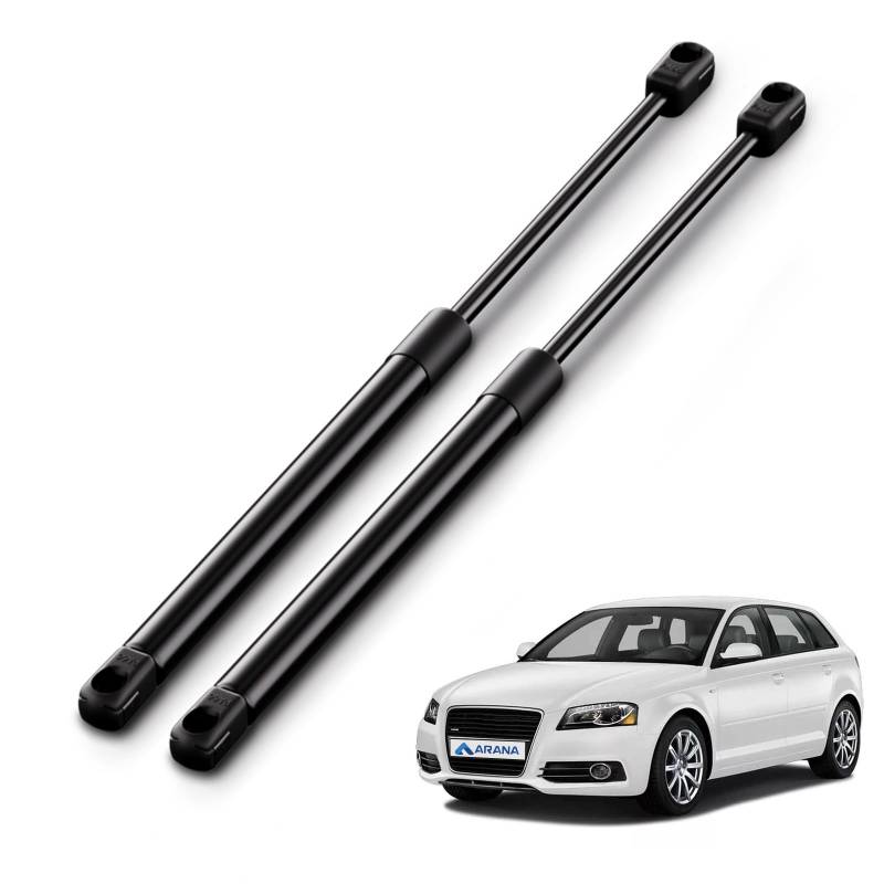 Arana Gasdruckfeder Heckklappendämpfer Kofferraum Kompatibel mit 2004-2013 Audi A3 8PA Sportback Gasdruckdämpfer Gasfeder Ersatzteil, 2 Stück von ARANA