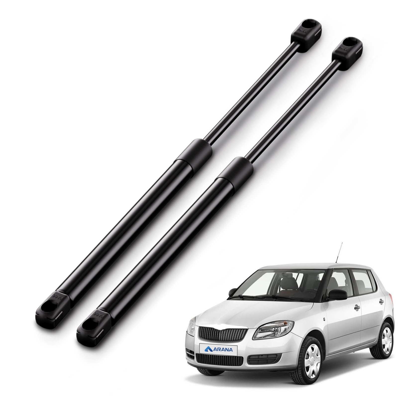 Arana Heckklappenlift Stoßdämpfer Gasdruckfeder Heckklappendämpfer Kofferraum Kompatibel mit 2006-2014 SKODA Fabia II 542 545 Gasdruckdämpfer Gasfeder Ersatzteil, 2 Stück von ARANA