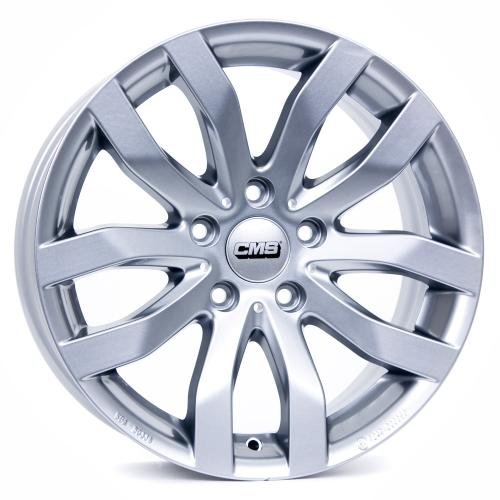 CMS C22 Racing Silver C22 767 32 16S SR 7, 5x17 ET 32 5x120 MZ 72.60 Alufelgen LKW von ARB