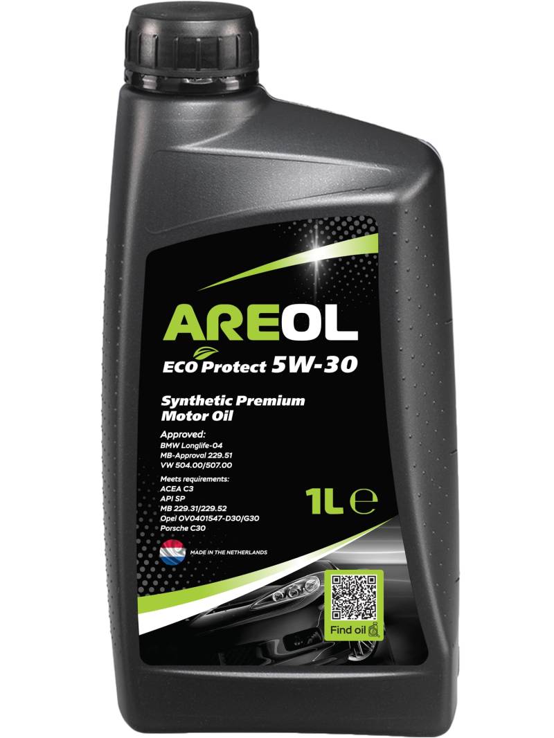 AREOL ECO Protect 5W-30 Motoröl, 1 Liter von AREOL