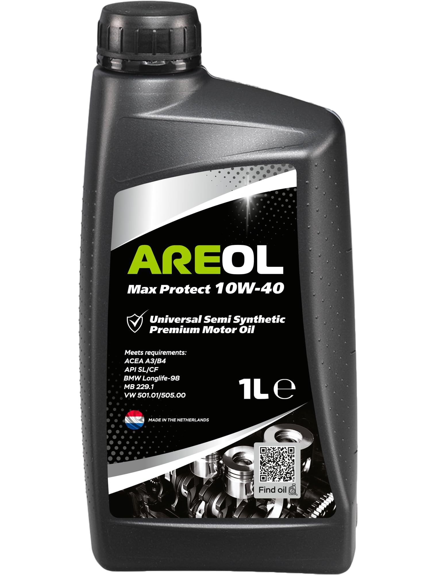 AREOL Max Protect 10W-40 Motoröl, 1 Liter von AREOL