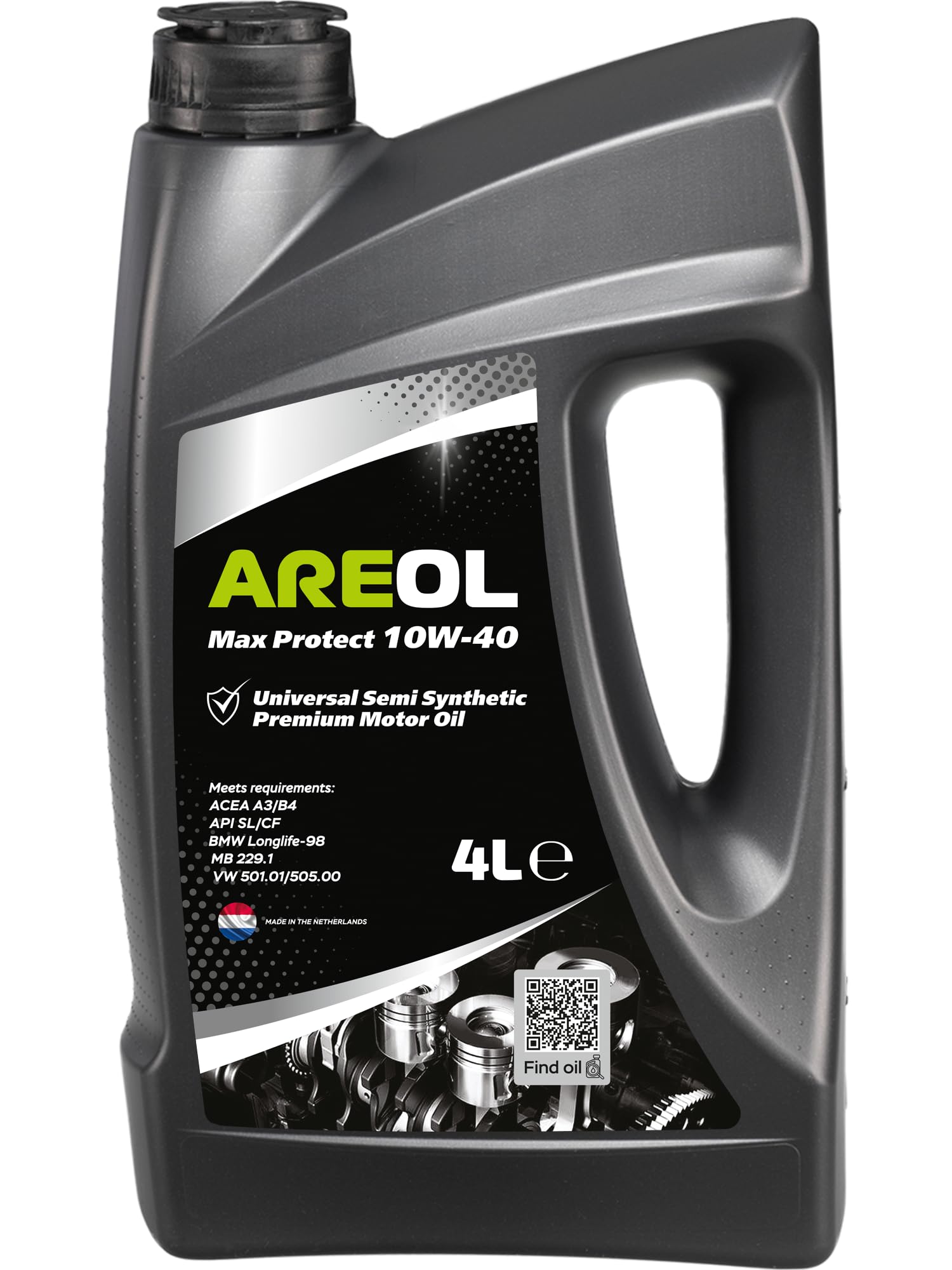 AREOL Max Protect 10W-40 Motoröl, 4 Liter von AREOL