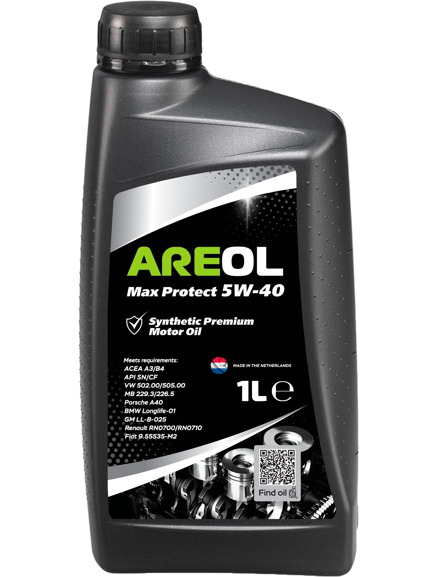 AREOL Max Protect 5W-40 Motoröl, 1 Liter von AREOL