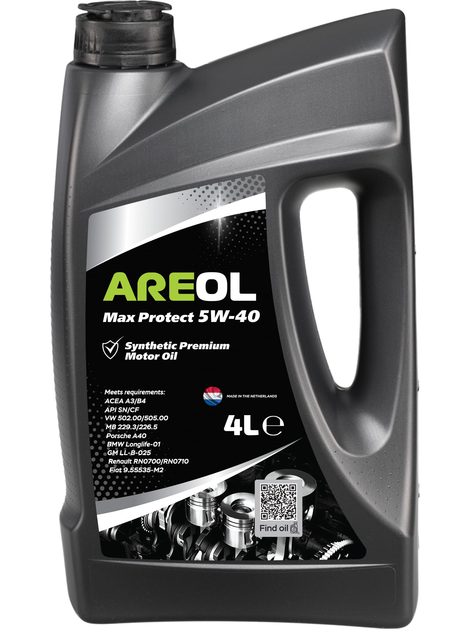 AREOL Max Protect 5W-40 Motoröl, 4 Liter von AREOL