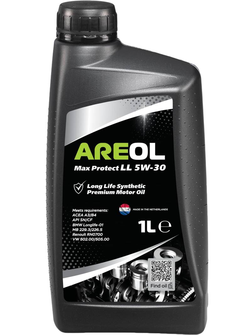 AREOL Max Protect LL 5W-30 Motoröl, 1 Liter von AREOL