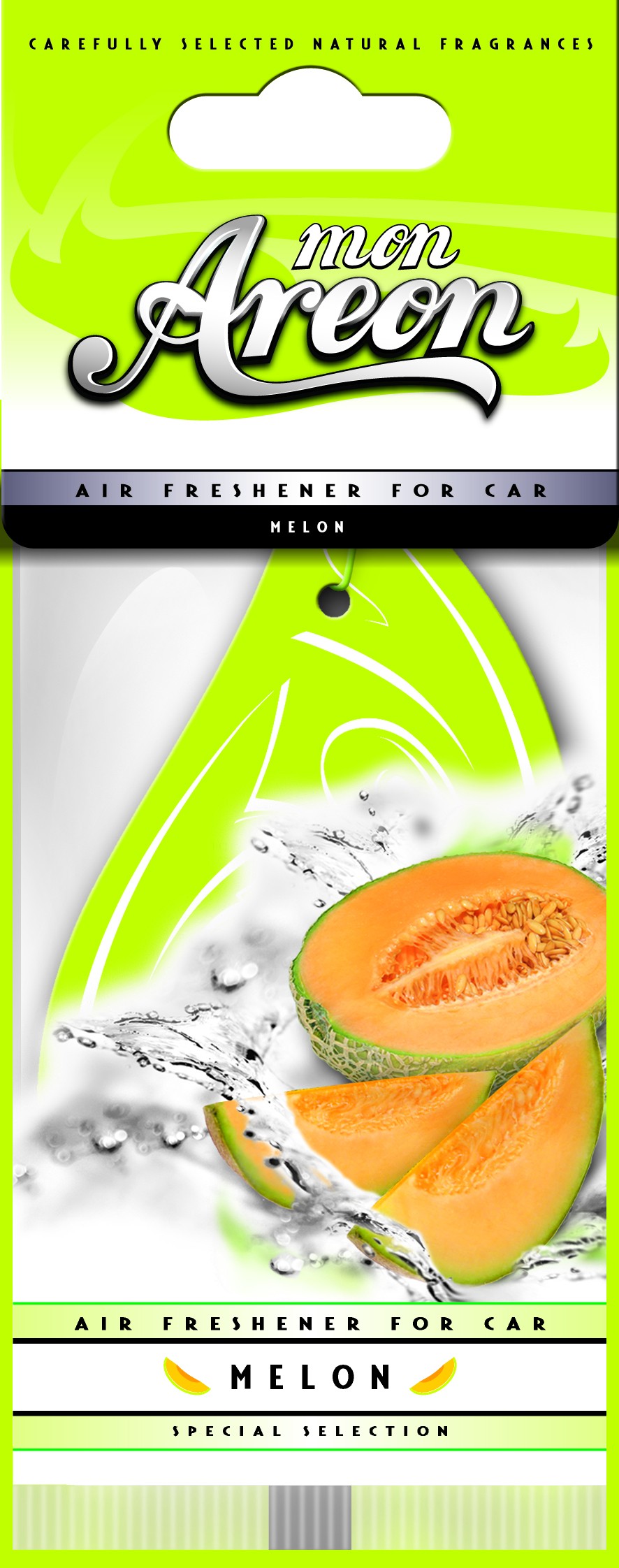 10x Original Areon Duftbaum Lufterfrischer Auto Duft in Melone von AREON