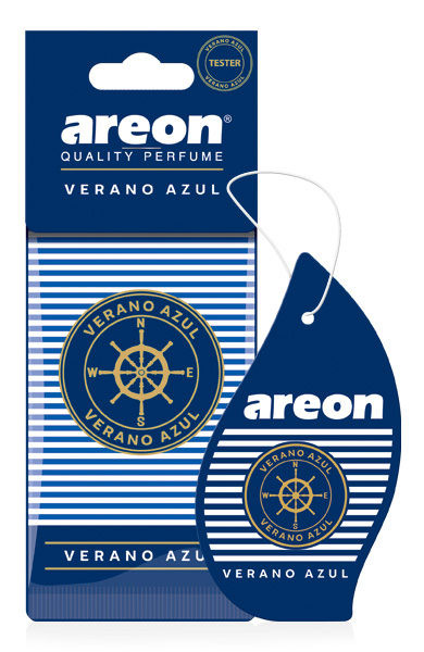 Original Areon Duftbaum Lufterfrischer Duftdose Autoduft Parfüm in Verano Azul von AREON