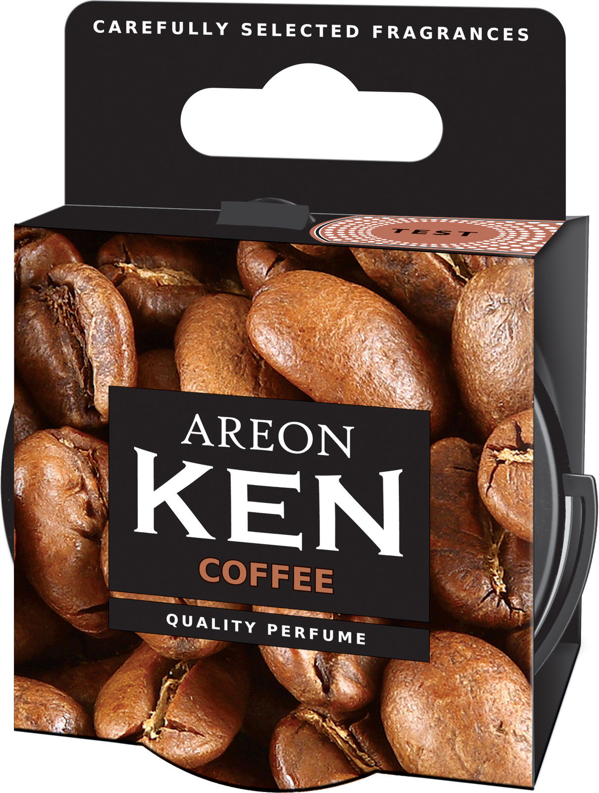 Original Areon KEN Autoparfüm Duftdose Duftbaum Lufterfrischer DECKEL Kaffee von erio FRESH GmbH & Co. KG