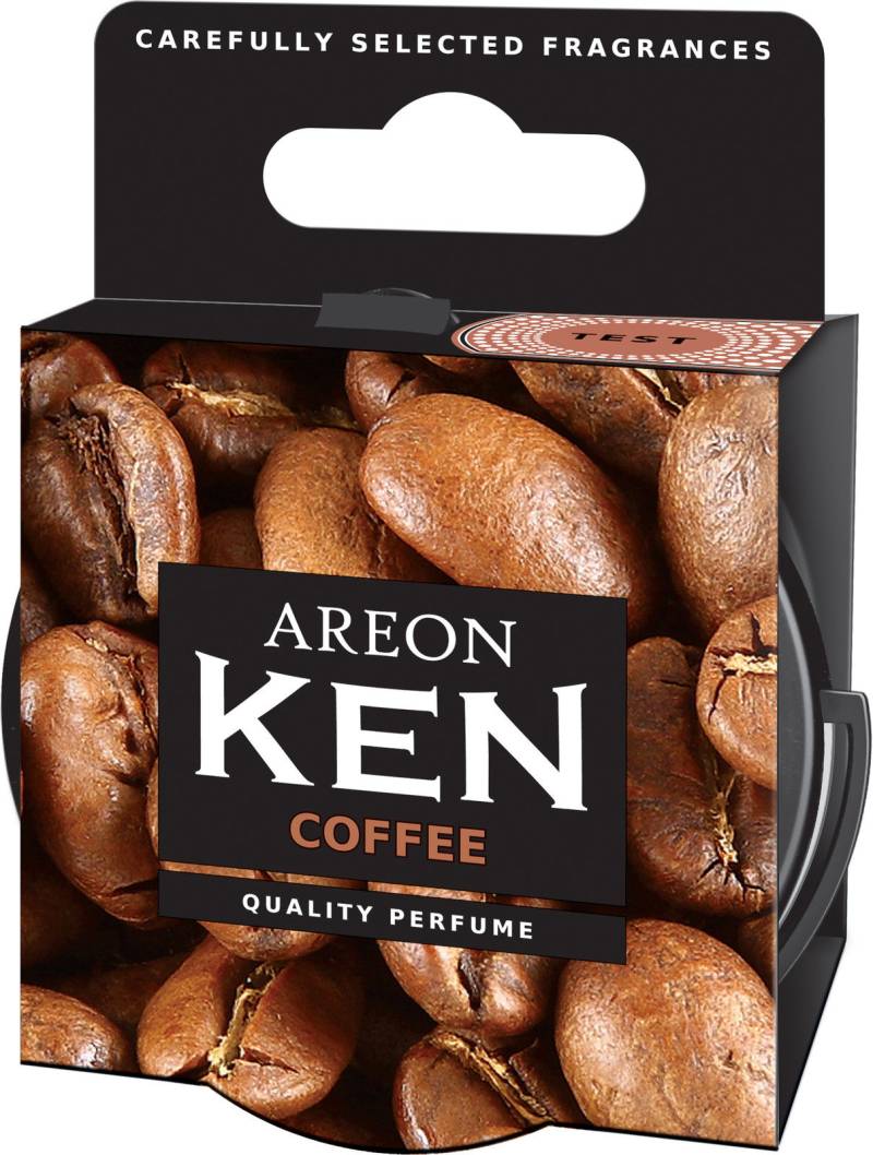 Original Areon KEN Autoparfüm Duftdose Duftbaum Lufterfrischer DECKEL Kaffee von AREON