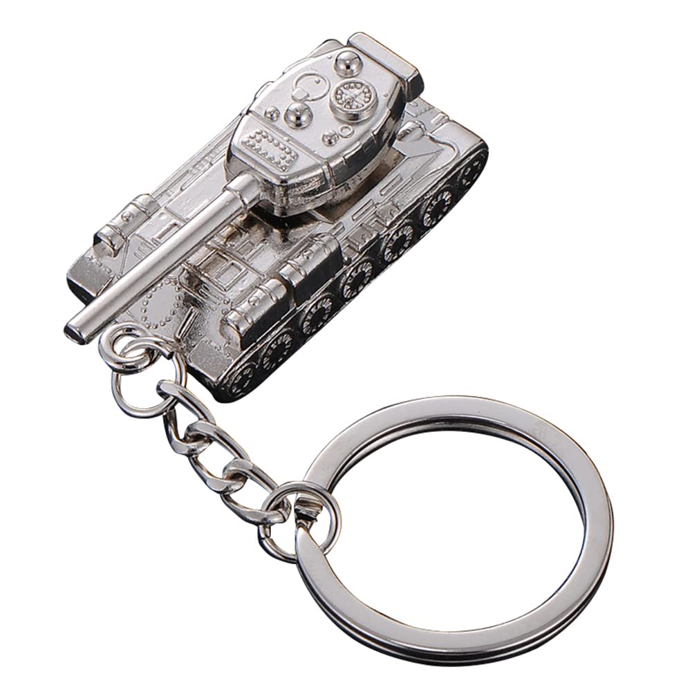 ARFUKA Schlüsselanhänger Edelstahl Auto Schlüsselanhänger Panzer Anhänger Metall Keychain Schlüsselbund Geburtstag Weihnachtsgeschenke für Männer und Frauen von ARFUKA