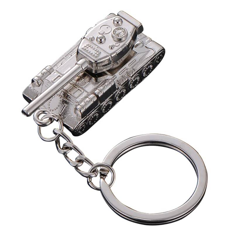 ARFUKA Schlüsselanhänger Edelstahl Auto Schlüsselanhänger Panzer Anhänger Metall Keychain Schlüsselbund Geburtstag Weihnachtsgeschenke für Männer und Frauen von ARFUKA