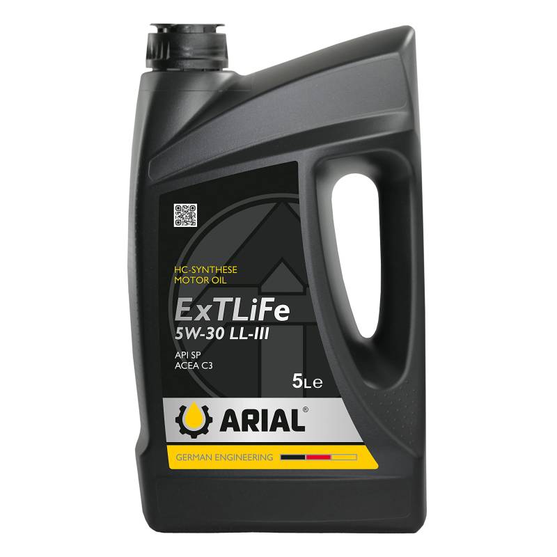 Arial ExTLiFe 5w30 LL Longlife III ACEA C2 C3 API SP 5 Liter von ARIAL