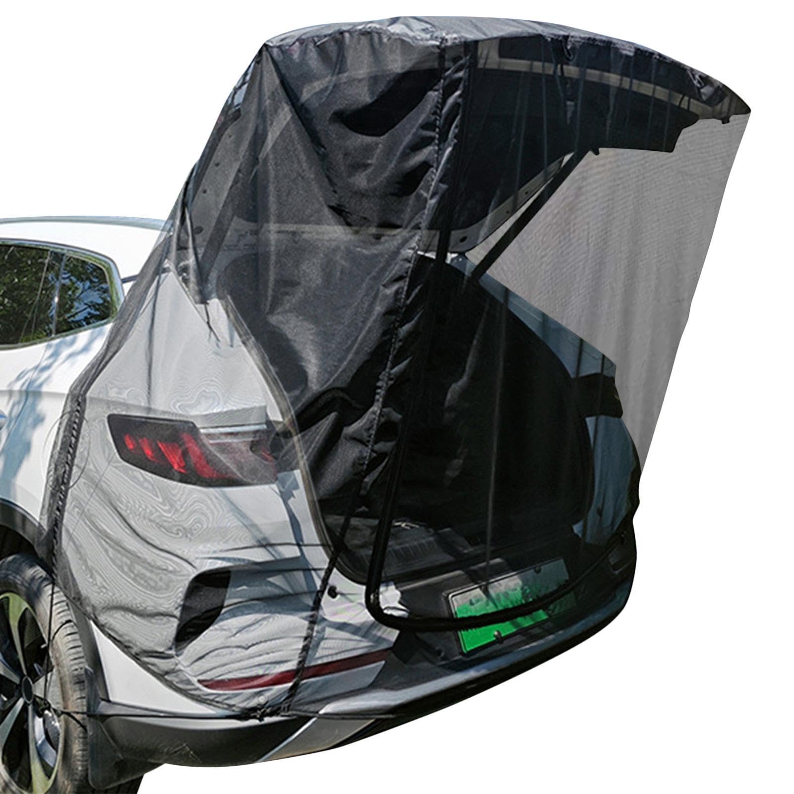 ARIOU Auto Heckklappe Bildschirm Zelt, Auto Heckklappe Netz Bildschirme für Auto Zelt, Vielseitiges SUV Befestigung Netz Zelt, Magnetische Heckschatten und Mesh Net für Auto Belüftung, Camping, Angeln von ARIOU