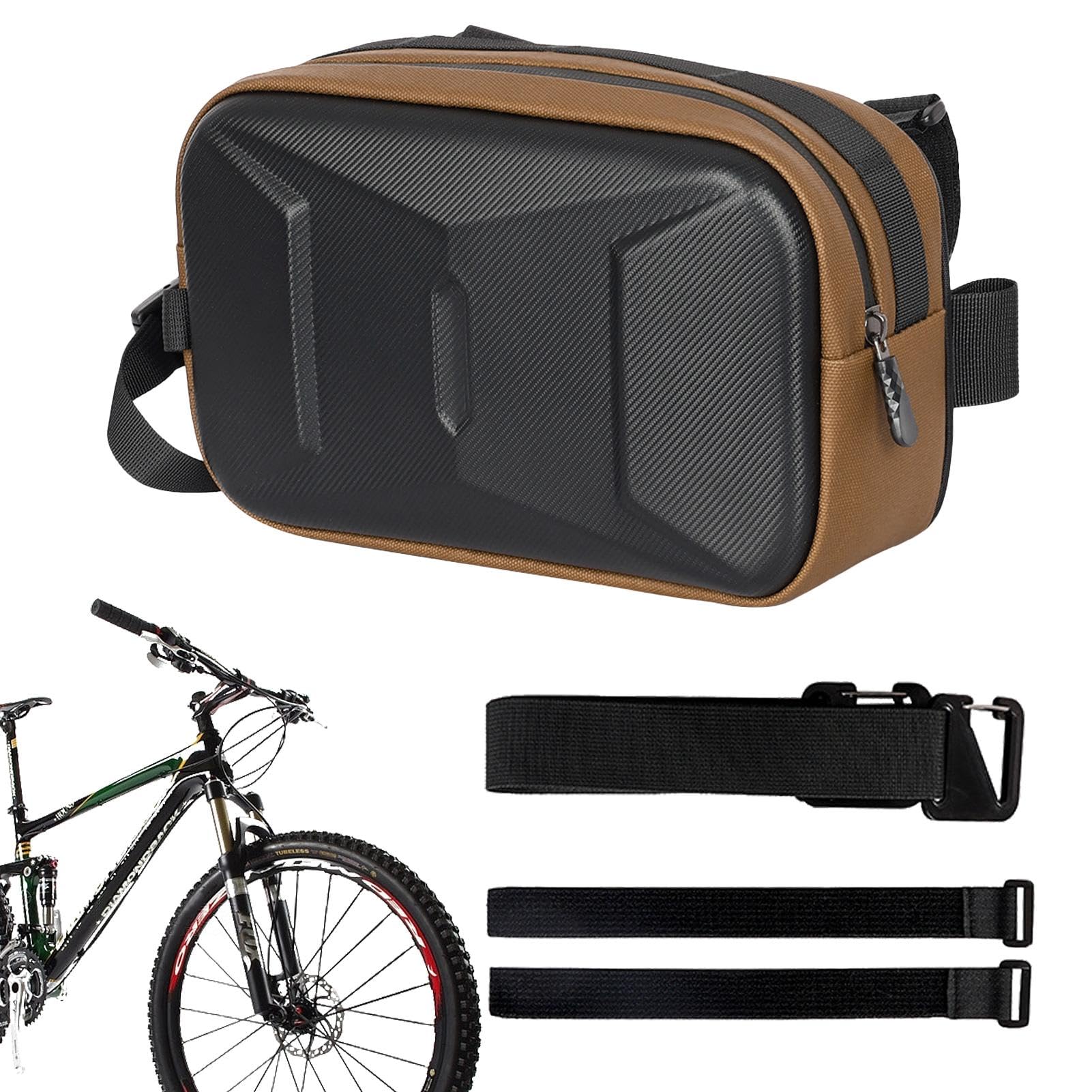 ARIOU Lenkertasche - Praktische Vordertaschen | 3L Straßenkorb, Rahmentasche, Wasserdichtes Fahrradzubehör, Tasche, Mountain Crossbar Front Bag von ARIOU