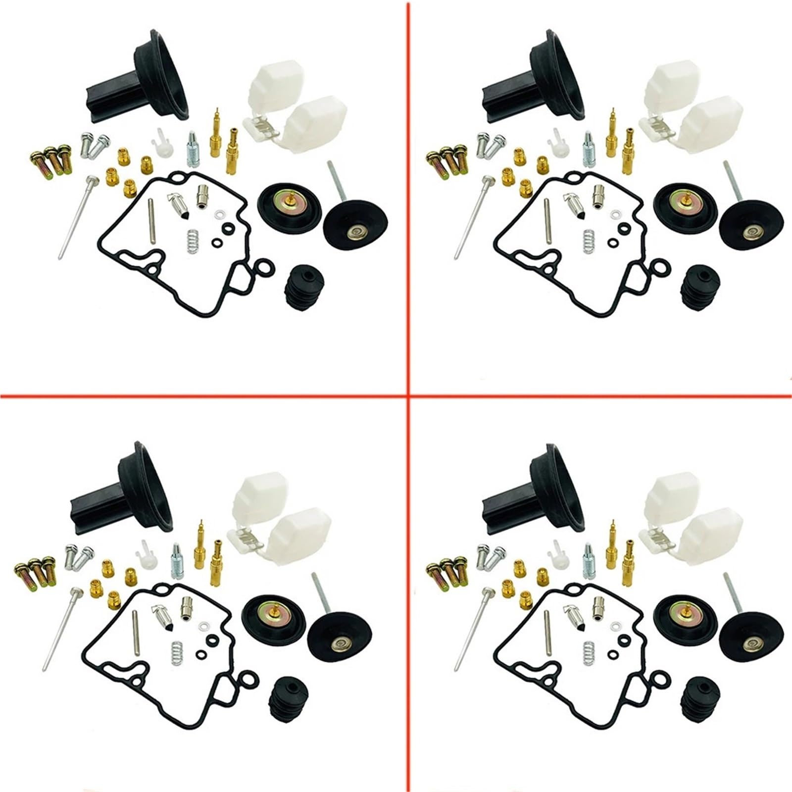 ARLEO Vergaser-Reparatursatz mit Beschleunigungspumpen-Kolbenmembran-Umbauteilen for K/e/i/h/i/n KT CVK24 CVK 24 Scooter Racing(4PCS) von ARLEO