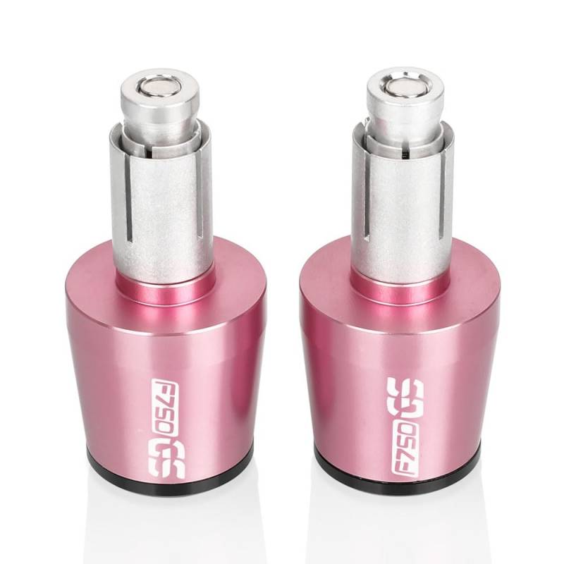 HSL 7/8" 22mm Motorrad Lenker Griffe Ende Griff Bar Kappe End Stecker Für BMW F750GS F750 GS 750 Abenteuer 2017-2023(Pink-Balck) von ARMERI