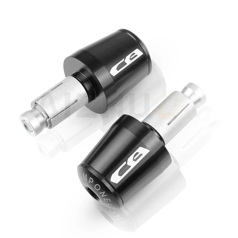 HSL Motorrad Lenker Handgriffe Griff Bar End Kappe Stecker FÜR Honda CB125R CB150R CB190R CB250R CB300R CB400 CB500F CB500X CB500R(Bkack Bkack) von ARMERI