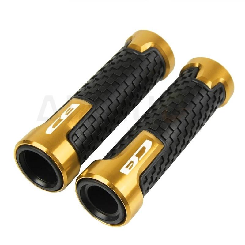 HSL Motorrad Lenker Handgriffe Griff Bar End Kappe Stecker FÜR Honda CB125R CB150R CB190R CB250R CB300R CB400 CB500F CB500X CB500R(Gold) von ARMERI