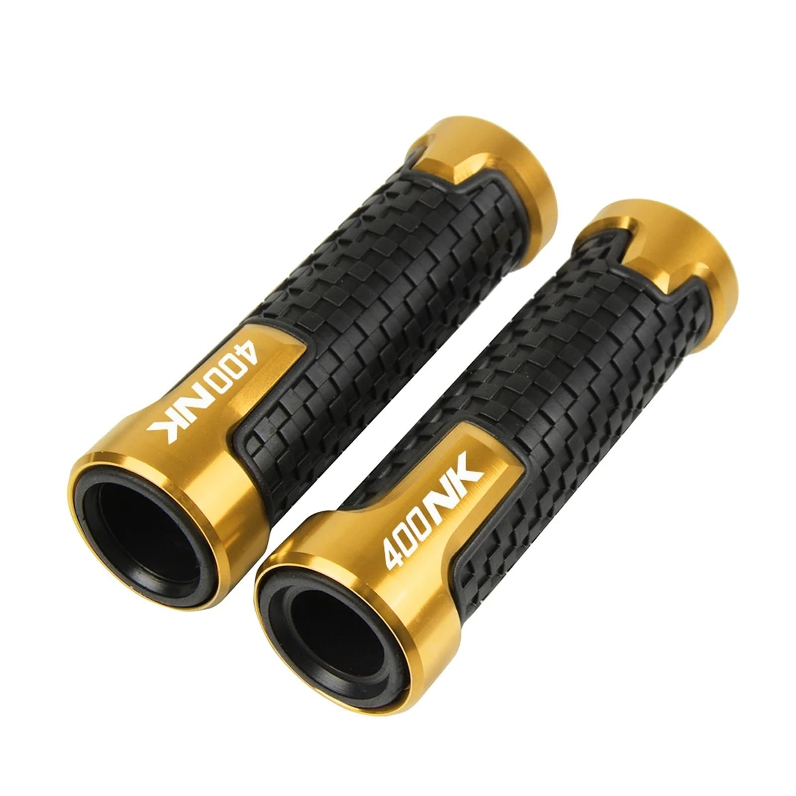 HSL Motorradzubehör 7/8" 22MM Lenker Handgriffe Lenker Endkappe Stecker Für CFMOTO 400NK 2016-2019(Gold) von ARMERI