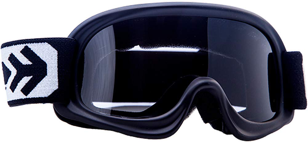 ARMOR HELMETS® AG-49 „Matt“ · Kids Cross-Brille · Kinder Schutz-Brille MX Enduro Moto Sport Pocket-Bike Junior Goggles verspiegelt Kinder-Helm Cross-Helm Motorrad-Helm · BLACK SILVER CLEAR von ARMOR HELMETS