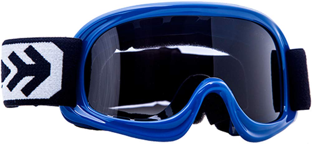 ARMOR HELMETS® AG-49 „Blue“ · Kids Cross-Brille · Kinder Schutz-Brille MX Enduro Moto Sport Pocket-Bike Junior Goggles verspiegelt Kinder-Helm Cross-Helm Motorrad-Helm · BLACK SILVER CLEAR von ARMOR HELMETS