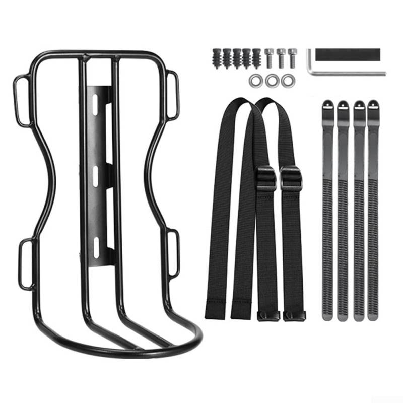 ARMYJY Fahrradgabeltasche, Aluminiumlegierung, Vorderradtasche, Gepäckträger, wasserdicht, für Mountainbike, Rennrad (1 x Gepäckträger) von ARMYJY