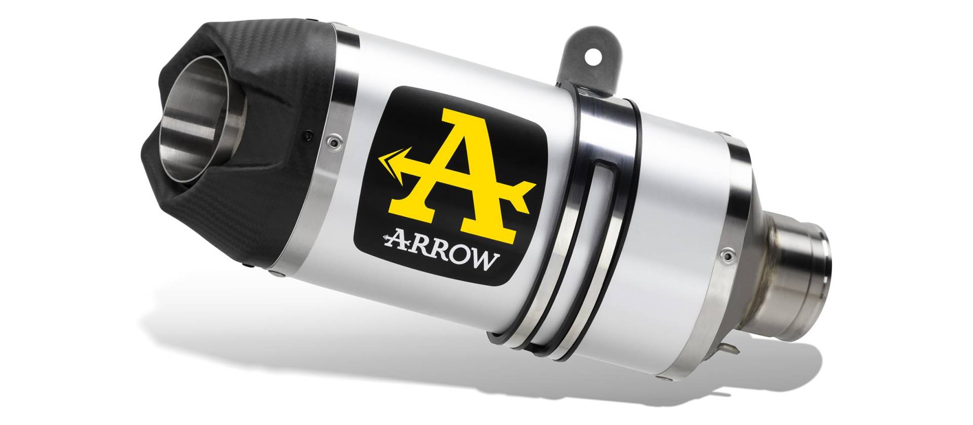 ARROW INDY RACE ALUMINIUM DARK" SILENCER WITH CARBY END CAP" HONDA XL750 TRANSALP '23 HOMOLOGATED ALUMINUM DARK INDY RACE SILENCER WITH WELDED LINK PIPE von ARROW