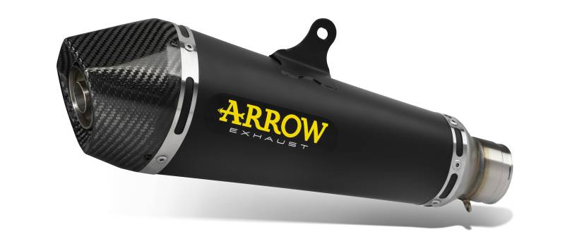 ARROW X-KONE SILENCER HONDA MSX 125 '21/22 HOMOLOGATED NICHROM X-KONE SILENCER WITH WELDED LINKPIPE AND CARBON ENDCAP von ARROW