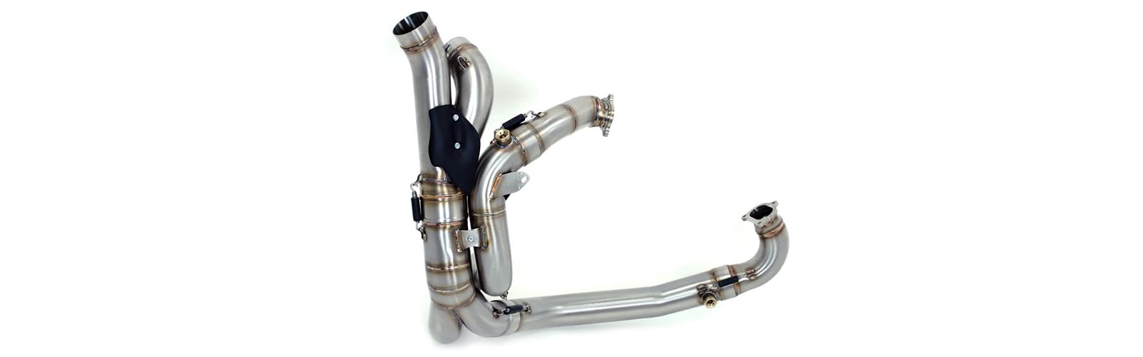 YAMAHA MT-09 '21 HOMOLOGATED CATALYZED STAINLESS STEEL COLLECTOR HIGH VERSION von ARROW