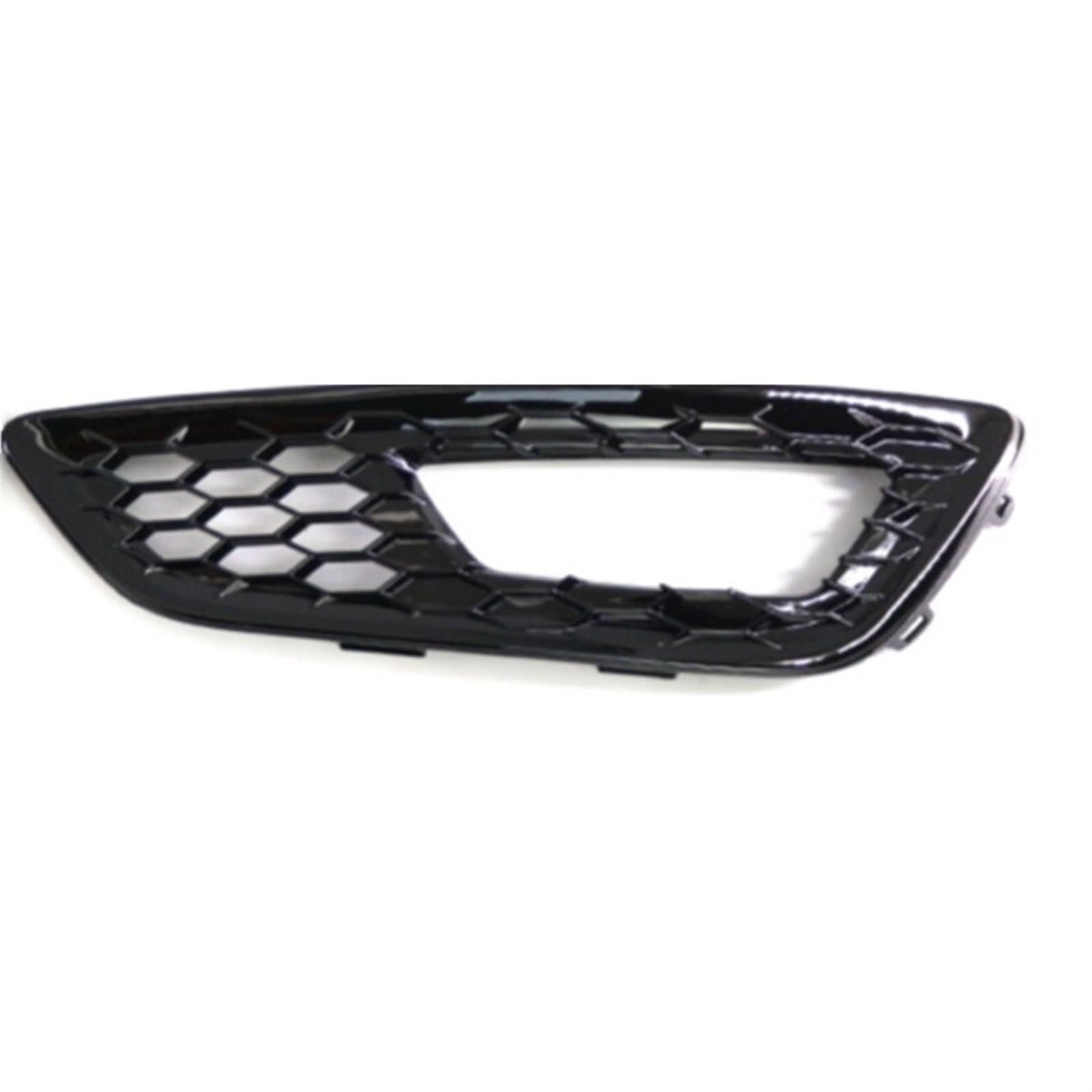 2-teiliges Wabengitter for Nebelscheinwerfer an der vorderen Stoßstange, for Ford, for Focus 2015 2016 2017 2018 15A299-AA 15A298-AA, schwarz glänzend Frontgrills(Left) von ARRPO