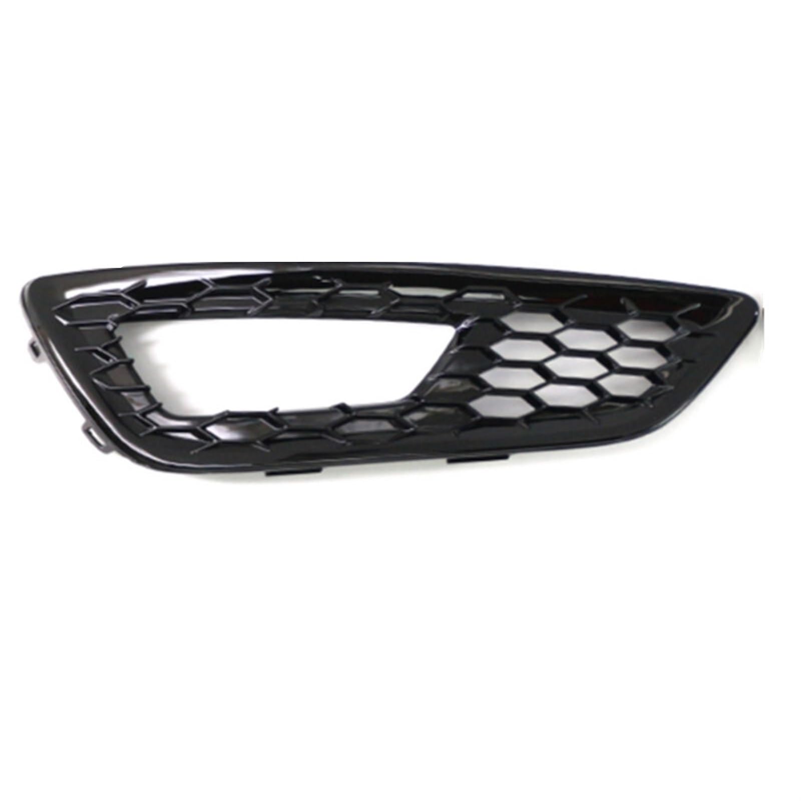 2-teiliges Wabengitter for Nebelscheinwerfer an der vorderen Stoßstange, for Ford, for Focus 2015 2016 2017 2018 15A299-AA 15A298-AA, schwarz glänzend Frontgrills(Right) von ARRPO