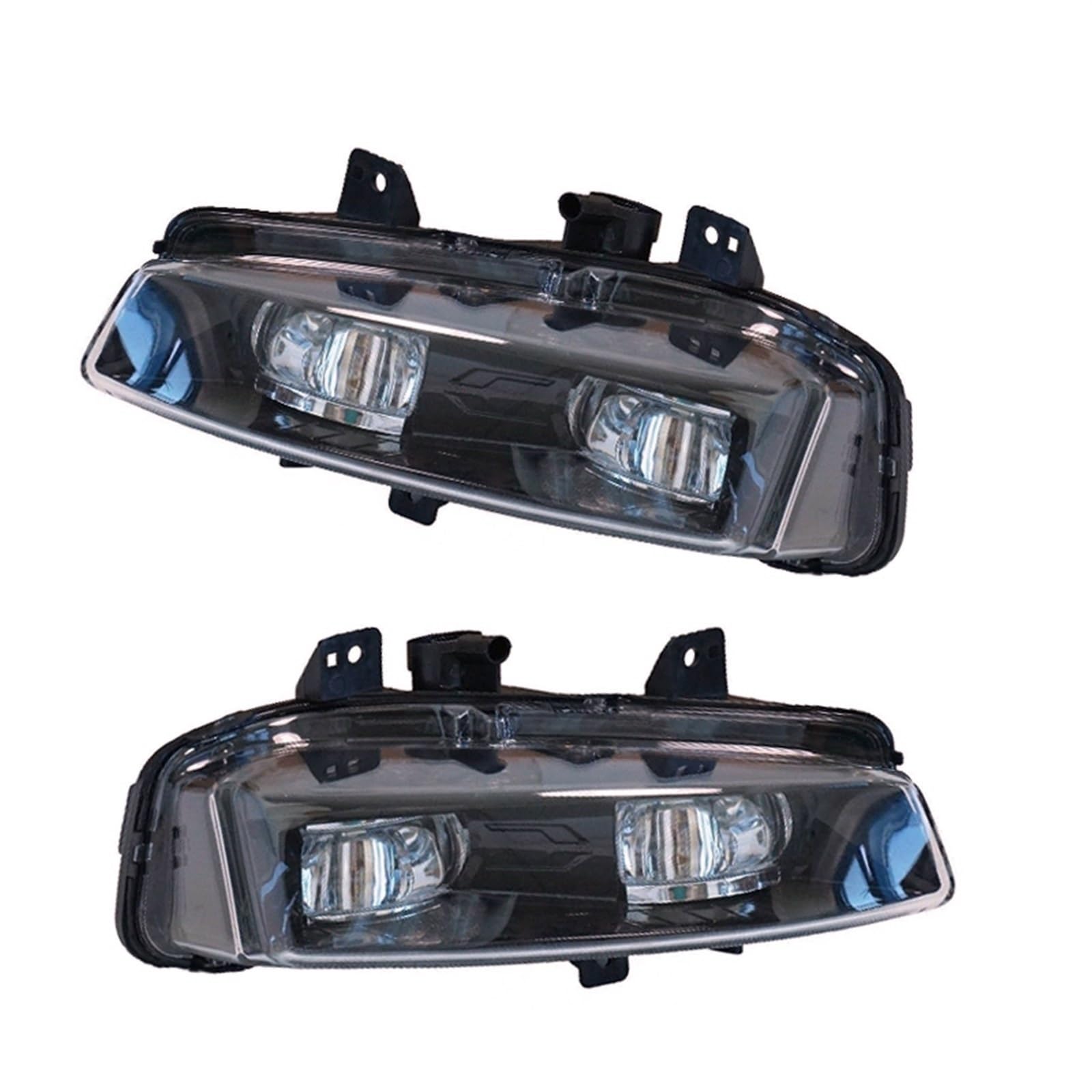 ARRPO For Land Rover, for Range Rover Evoque 2011 2012 2013-2015 Nebelscheinwerfer Tagfahrlicht Nebelscheinwerferabdeckung Grillblende LR026089 LR026090 Frontgrills(Left and Right-C) von ARRPO