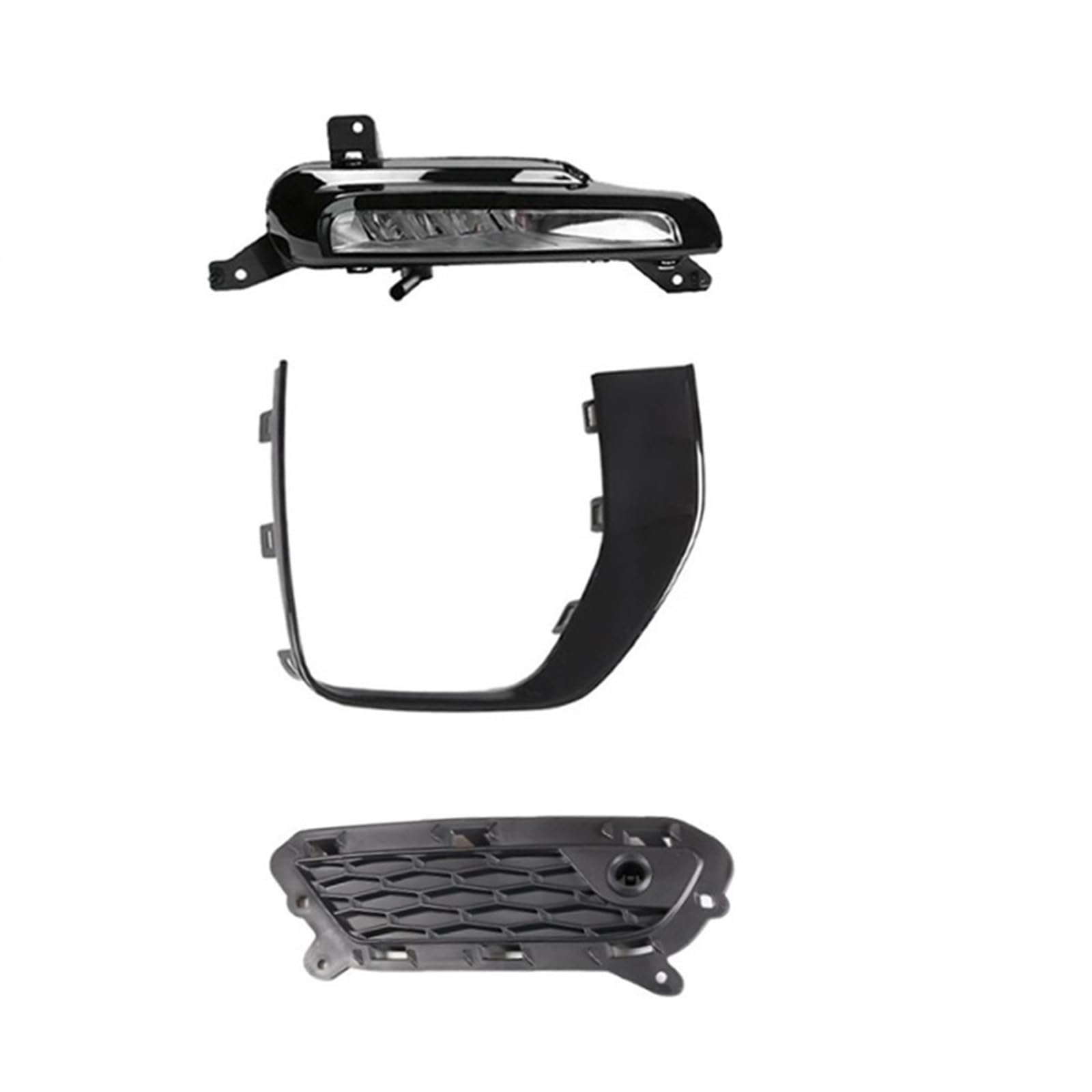 ARRPO For Land Rover, for Range Rover Evoque 2016-2019 Nebelscheinwerfer Tagfahrlicht Nebelscheinwerferabdeckung Grillblende Frontgrills(Only 1 Right-D) von ARRPO