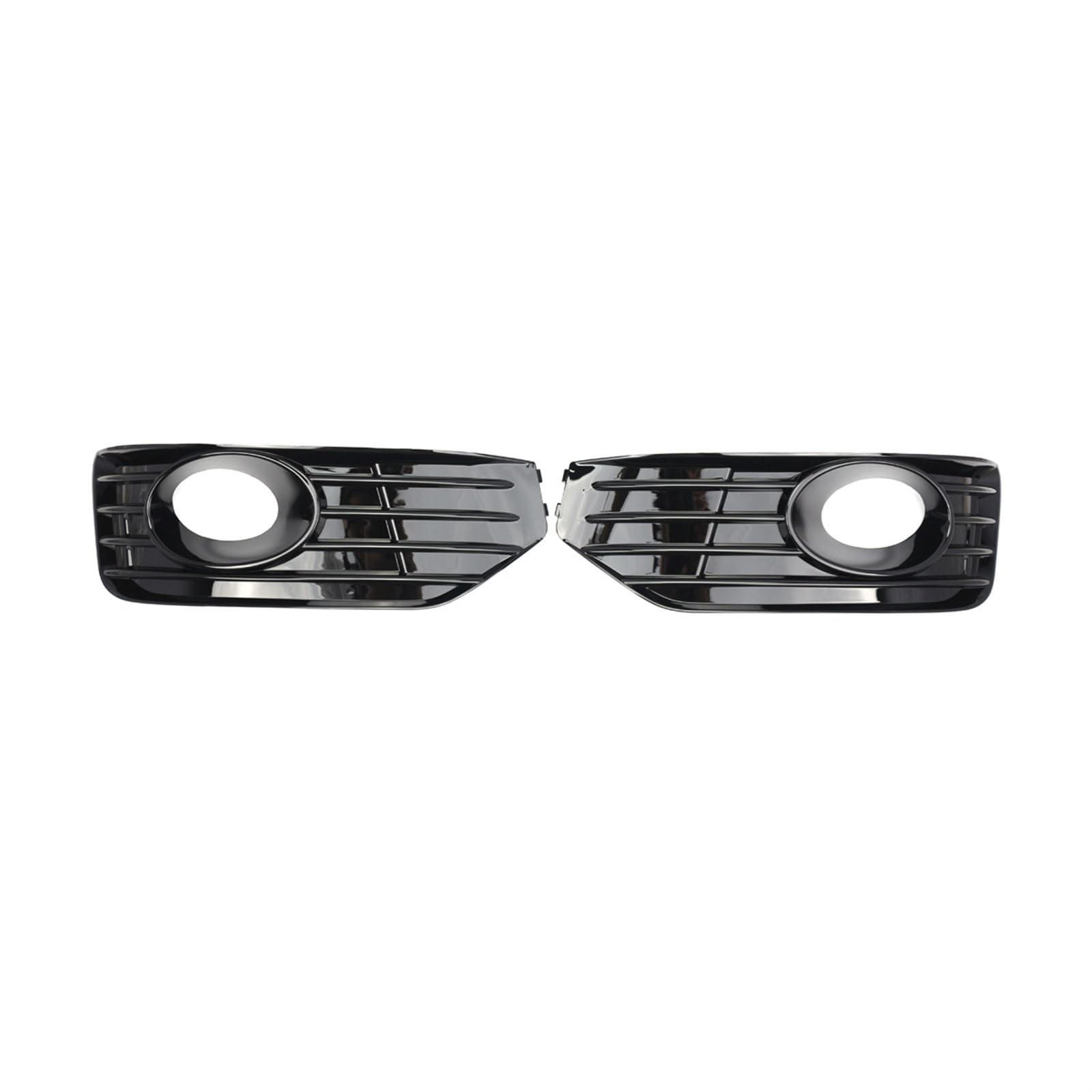 ARRPO Glänzend schwarzes Auto-Nebelscheinwerfergitter, Nebelscheinwerferabdeckung, for VW, for Transporter T5 T5.1 SPORTLINE 2010 2011 2012 2013 2014 2015 Frontgrills(With Fog Light hole) von ARRPO