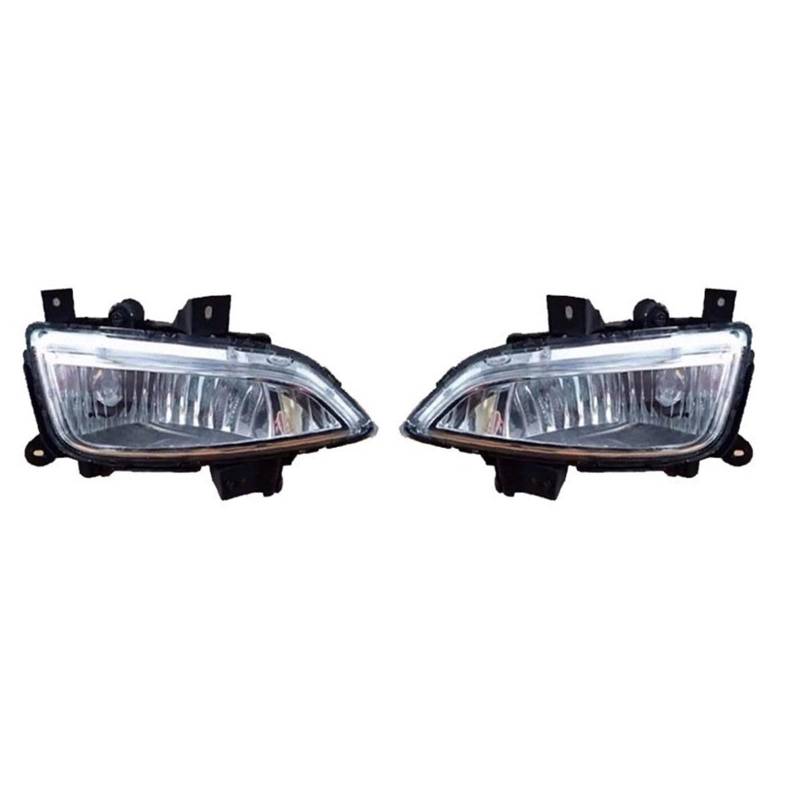 ARRPO Nebelscheinwerfer ， for Hyundai ， for Ix35 2013 2014 2015 2016 DRL Frontstoßstangengrill Signallampe Fahrnebelscheinwerfer Abdeckungsrahmenbaugruppe Frontgrills(Left and Right) von ARRPO