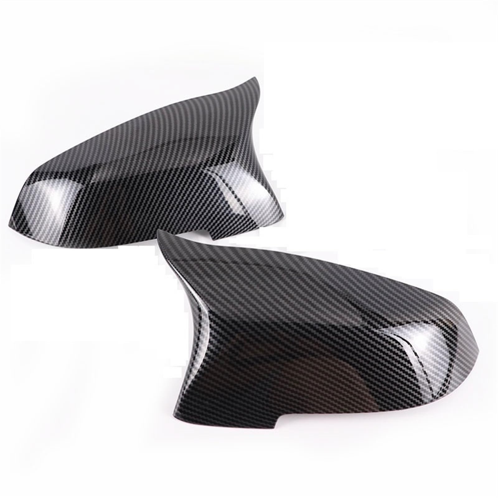 ARRPO Rückspiegelabdeckung Flügelseite Rückspiegelkappe Passend for Bmw 5 6 7 Serie F10 F11 F18 F06 F12 LCI 5GT F07 Auto-Tuning-Zubehör Seitenspiegelabdeckungen(Carbon Pattern-2pcs) von ARRPO