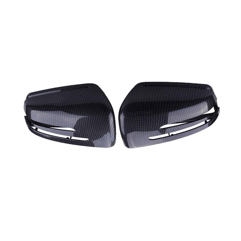 ARRPO Rückspiegelkappe Flügel Seitenspiegelabdeckung Gehäuse Passend for Mercedes Benz W204 C207 W212 W221 W164 C218 Autozubehör Seitenspiegelabdeckungen(Mirror Cap2 Pair) von ARRPO