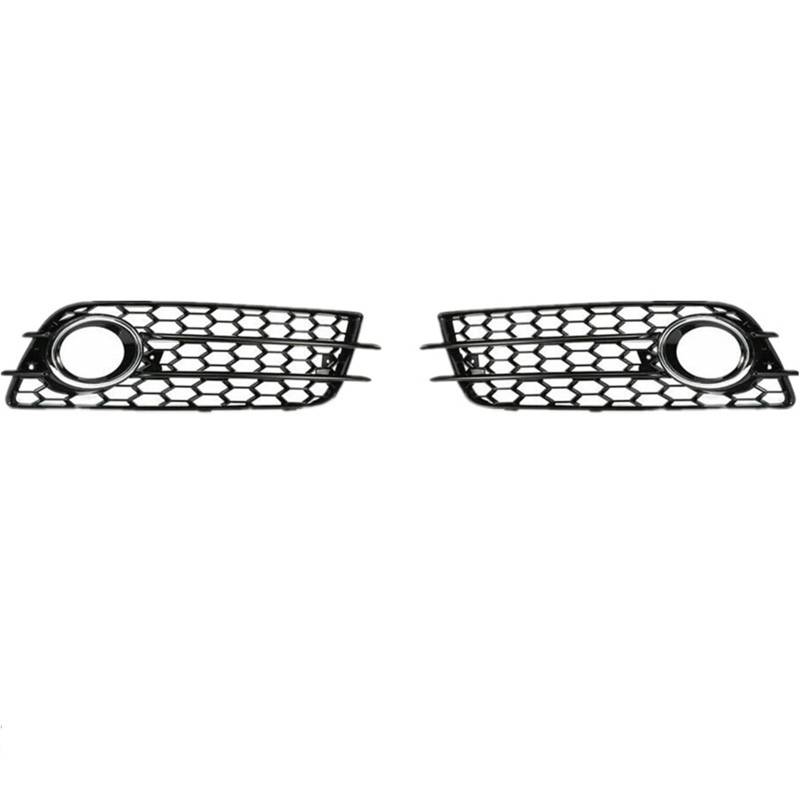 Auto-Frontstoßstange, Nebelscheinwerfer, Kühlergrill, Netz, Waben-Sechskant, for Audi, for A4 B8 S-Lines S4 2008-2012 8K0807681C 8K0807682C Frontgrills(Chrome) von ARRPO