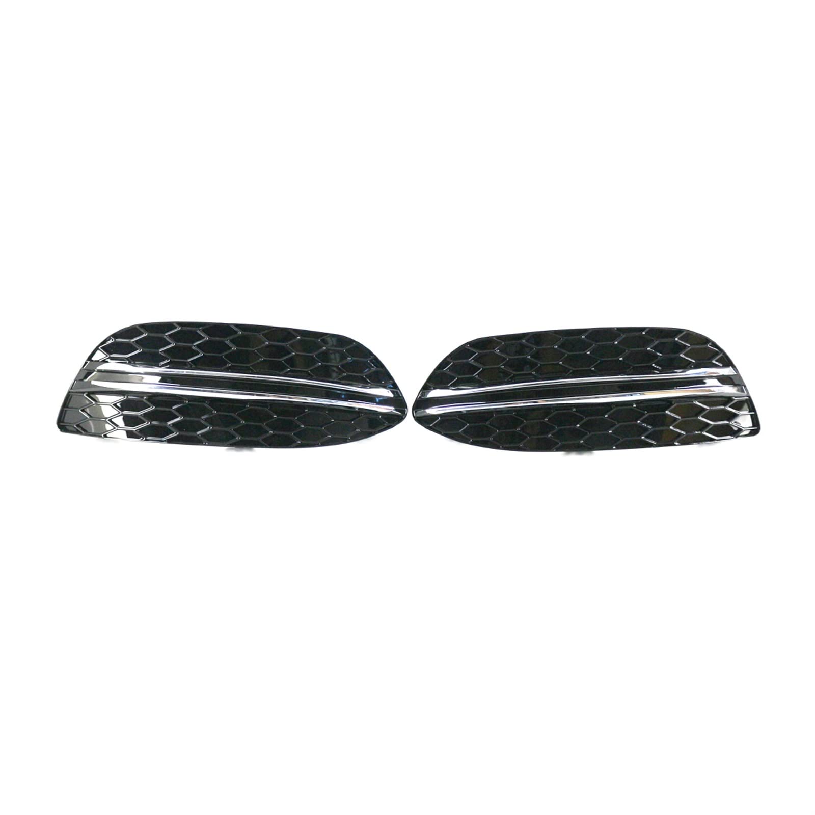 Kühlergrill for die vordere Stoßstange, Nebelscheinwerferabdeckung, Chromverkleidung, for Mercedes Benz, for C-Klasse W205 2014–2020 2058851623 2058851523 Frontgrills(Chrome) von ARRPO