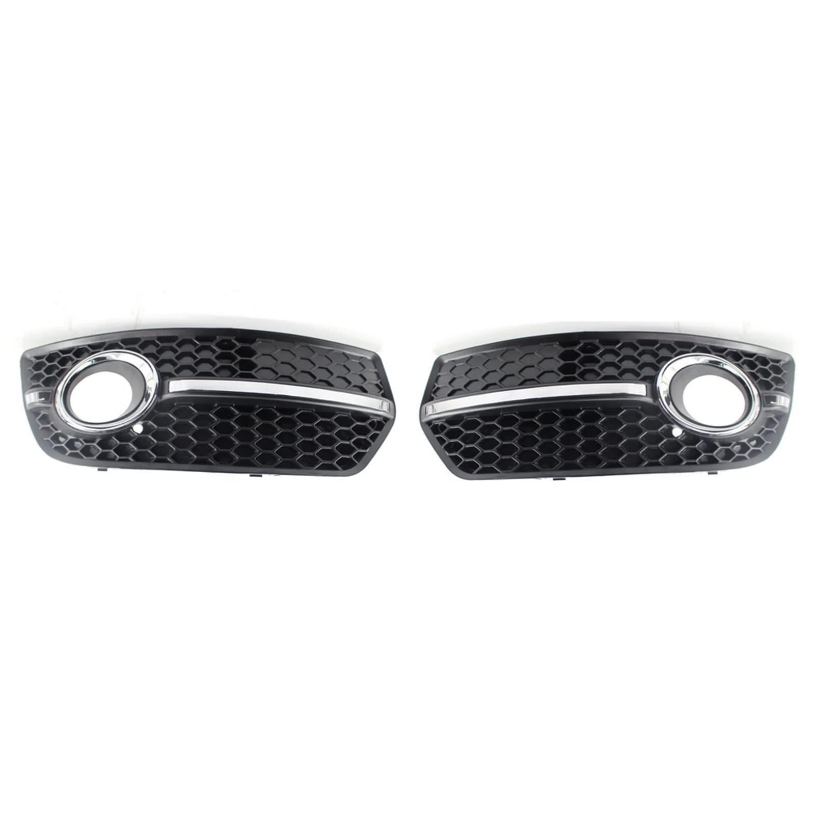 Links rechts ABS Chrom Nebelscheinwerfer Kühlergrill Rahmenverkleidung Kühlergrillabdeckung Blende ， for Audi ， for Q5 2009 2010 2011 2012 Auto-Styling Frontgrills(1 pair) von ARRPO