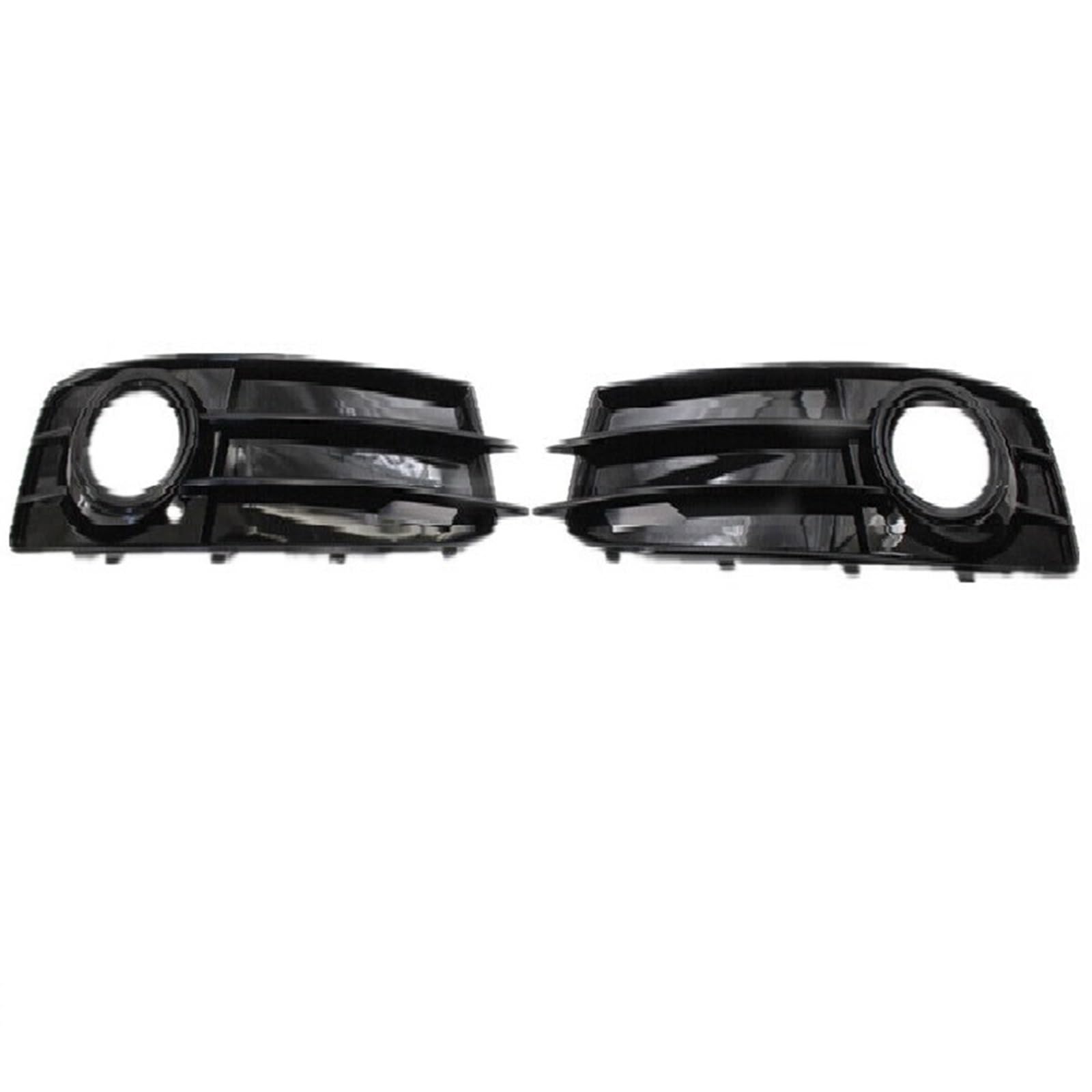 Paar Auto-Frontstoßstangen-Nebelscheinwerfer-Lampenabdeckung, Sechskant-Grillgitter, for Audi, for A3 8P S-Line 2009-2012 8P0807682 8P0807681 Nebelscheinwerfergitter Frontgrills(Black) von ARRPO