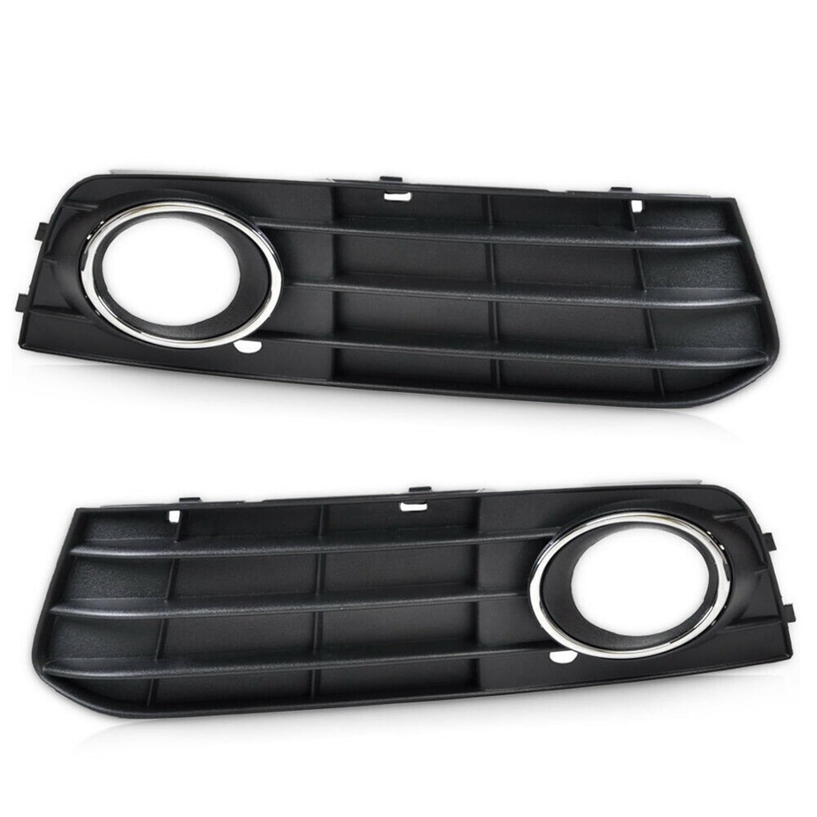 Paar links rechts vordere Stoßstange Nebelscheinwerfer Lampe unterer Kühlergrill Grillabdeckung, for Audi for A4 B8 2008 2009 2010 2011 2012 8K0807681 8K0807682 Frontgrills von ARRPO