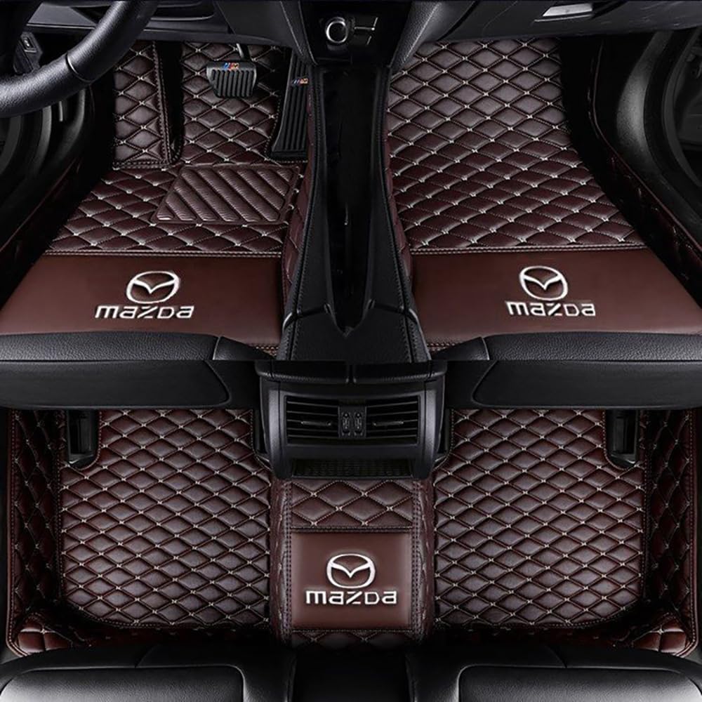 Auto-Fußmatten, Für Mazda CX-3 2018-2023, rutschfest, einfach zu reinigen, Allwetter, vollständige Abdeckung, Langlebiges, Geruchlos,B von ARTQEDCC