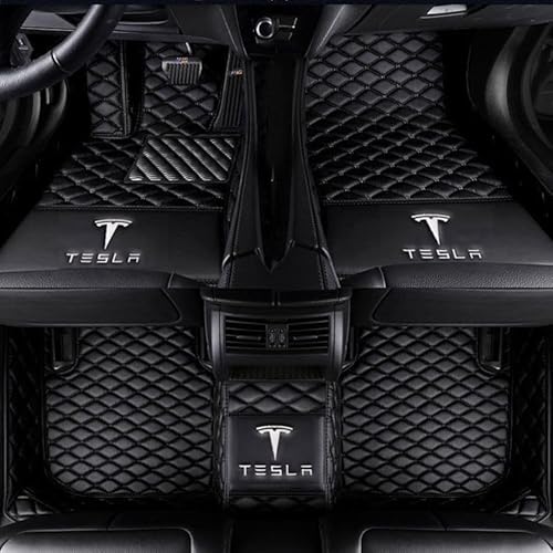 Auto-Fußmatten, Für Tesla Model X 6seats 2015-2023, rutschfest, einfach zu reinigen, Allwetter, vollständige Abdeckung, Langlebiges, Geruchlos,B von ARTQEDCC