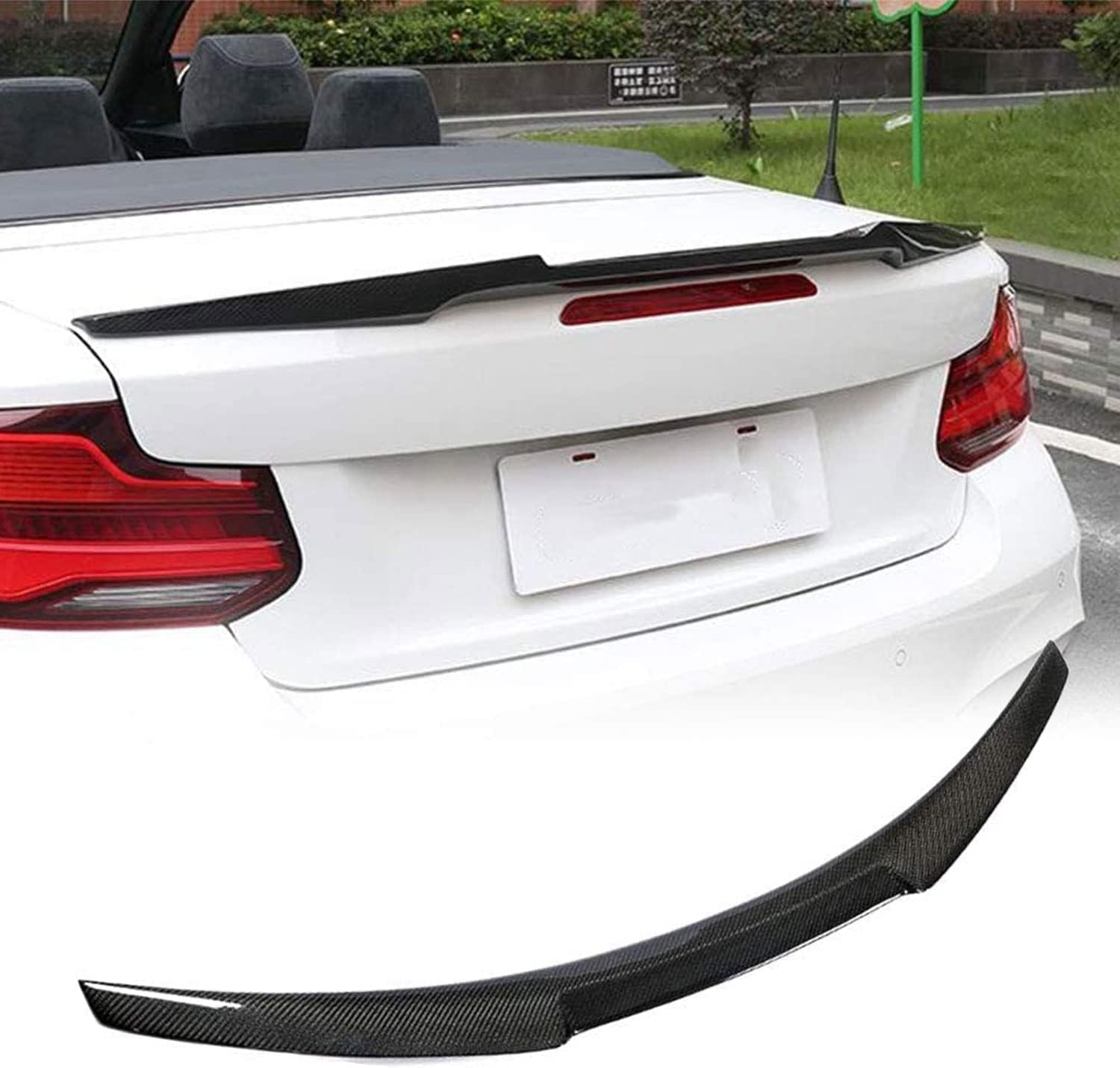 Auto Heckspoiler, Für BMW 2er-Serie 220i 225i 228i M235i F23 Cabrio 2-Türer 2015-2019, Auto Tuning, Dekoration, Anti-Crash, Fahrzeugstabilität, einfache Montage, Spoilerlippe Protektor von ARTQEDCC